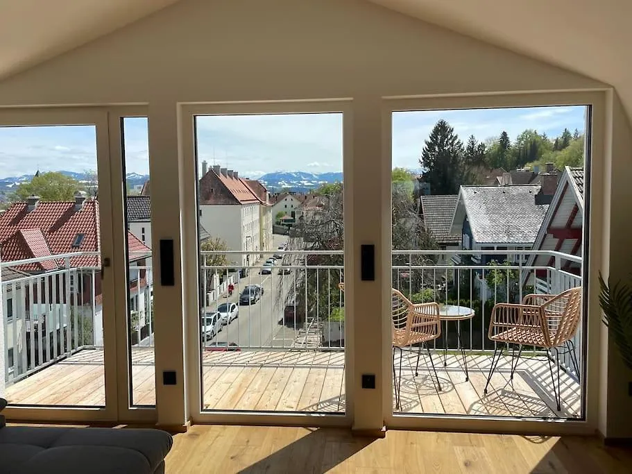 Penthouse Alpenblick Daire Kempten 0*,  Almanya